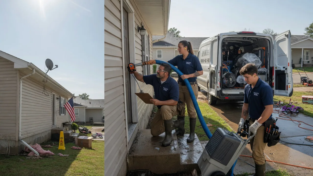 Ceiling Water Damage Restoration in Cross Timbers, MO near me